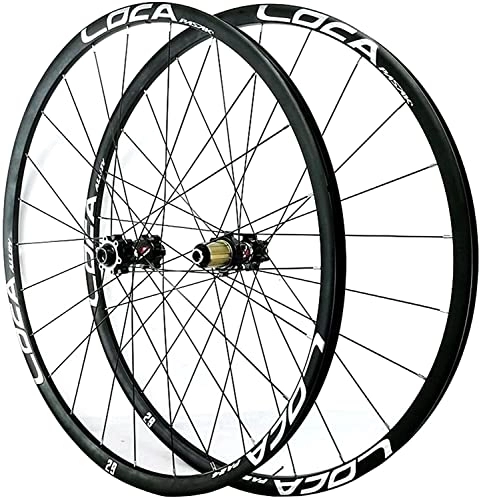 Ruote per Mountain Bike : UPPVTE 24 Fori Mountain Bike Wheelset, 26 / 27.5 / 29 Pollici Bicycle Wheel Light-Ley MTB. Rim Barrel Albero Disc Brake 8 9 10 11 12 Veloce Ruote (Color : Silver-1, Size : 29inch)