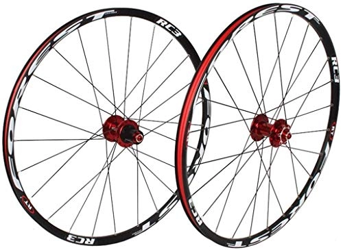 Ruote per Mountain Bike : YSHUAI - Set di ruote per bicicletta 26 27, 5 in MTB, cuscinetti sigillati a doppio strato, 11 velocità, freno a disco QR 24 1850 g, B-Nero, 27.5inch