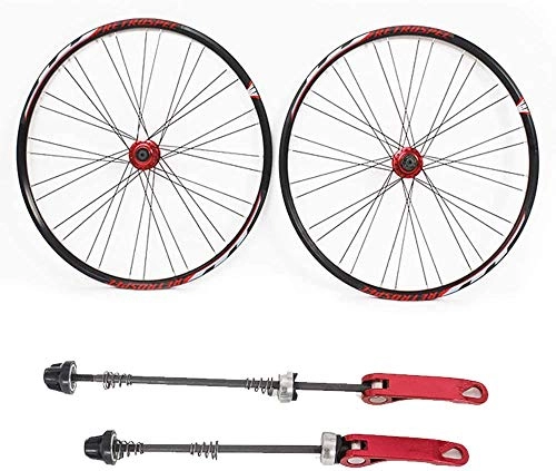 Ruote per Mountain Bike : YSHUAI - Set di ruote per mountain bike da 29" posteriore / anteriore, ultraleggere, a doppia parete, in lega di alluminio, freno a disco, sgancio rapido, 32H, 8-11 velocità