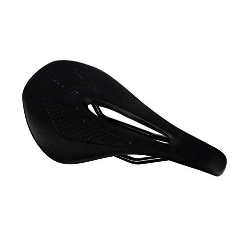 Seggiolini per mountain bike : AYCPG Cuscino in Silicone for Biciclette a Sella for Biciclette PU. Gel di Superficie in Pelle Confortevole Bicycle Seat Bicycle Amortibile Bicycle Saddle Racing Sella lucar (Color : Black)