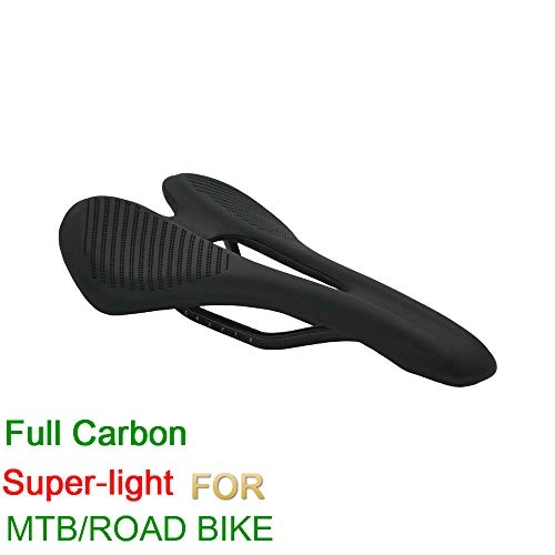 Seggiolini per mountain bike : Cuscino per sella per bicicletta da bicicletta in carbonio pieno MTB Sella da bici da corsa Sella nera