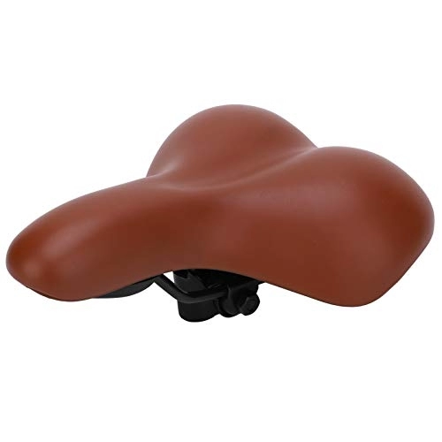 Seggiolini per mountain bike : HEEPDD Strong Waterproof Bicycle Saddle, Durable Breathable PU Leather, Bicycle Seat for Ordinary Bicycle Mountain Bike[Brown] Mountain Bike SaddlesSaddles