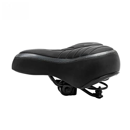 Seggiolini per mountain bike : Sedile per biciclette shock resistenti ergonomici comodi accessori cuscino da sella in bicicletta nera, sedile per biciclette imbottite