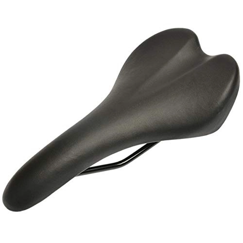Seggiolini per mountain bike : TLBBJ Bicycle Accessories Bike Saddle Cuscino in Silicone PU Superficie in Pelle PU Silica Gel Riempito Confortevole Cycling Seat Bicycle Bycle Saddle By Seat Durable (Color : Black)
