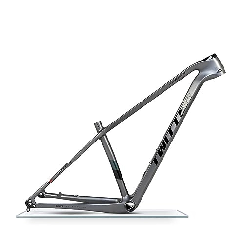 Cadres de vélo de montagnes : Cadre de vélo de montagne en fibre de carbone à axe traversant 148 mm XC cadres de vélo de cross-country diamètre de roue 29 pouces cadre de vélo de câblage interne BB92 * 41 mm ( Color : Gray B , Siz
