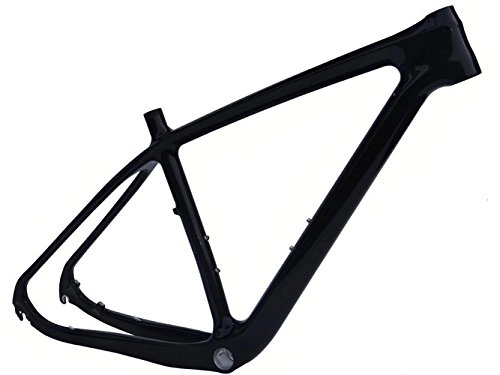 Cadres de vélo de montagnes : Carbone 3 K brillant 29er VTT Cadre de vélo (pour BSA) 48, 3 cm