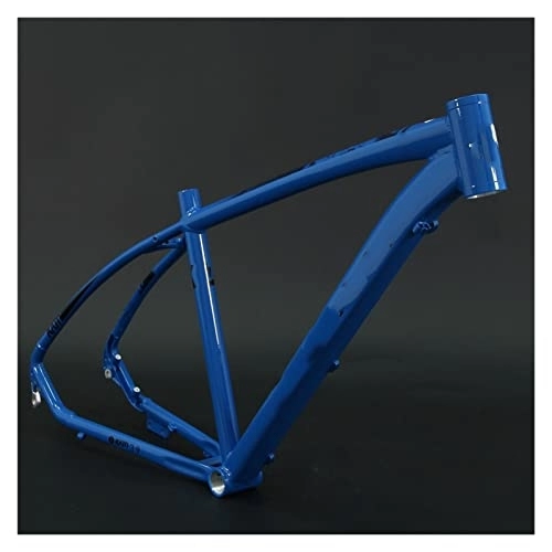 Cadres de vélo de montagnes : KENOVO Cadre de vélo 27.5er 29er VTT Frein à Disque en Aluminium Cadre VTT (Color : 29 Blue, Size : 17inch)