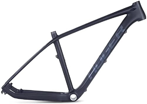 Cadres de vélo de montagnes : QQY Cadre de vélo en fibre de carbone pour fourche avant 27, 5 cm Cadre de VTT BB30 Cadre de 48, 3 cm entièrement en fibre de carbone Cadre VTT Cadre en carbone Noir