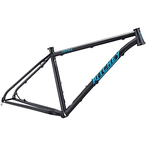 Cadres de vélo de montagnes : Ritchey Cadre VTT Acier Ultra Boost Black / Blue Taille XL (20.5") Adulte Unisexe, Noir