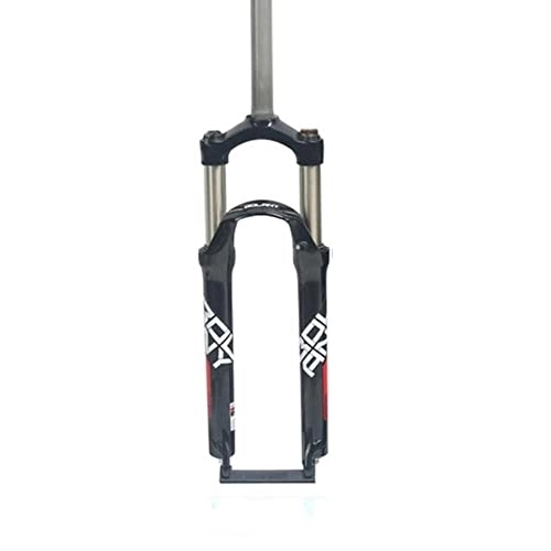 Fourches VTT : Fourche de vélo de montagne et de route en alliage d'aluminium - Fourche d'amortisseur VTT - 26 / 27, 5 / 29 pouces - Accessoires de vélo (noir, 27, 5)