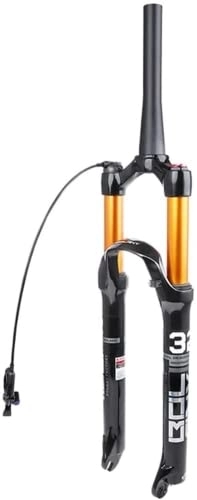 Fourches VTT : Fourche à suspension pour VTT - Fourche de vélo 26 / 27, 5 / 29" - Fourche d'air Smart Lock Out - Réglage d'amortissement, 120 mm Débattement pour accessoires de vélo