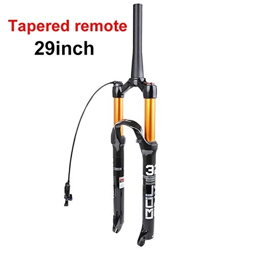 Fourches VTT : Generies Magnésium Alloy Mountain Bike Front Fork MTB Bicycle Fork Supension Air 26 / 27.5 / 29er inch Mountain Bike 32 Rl100mm Fork Fork Fork for 1 Ligne Conique 29er