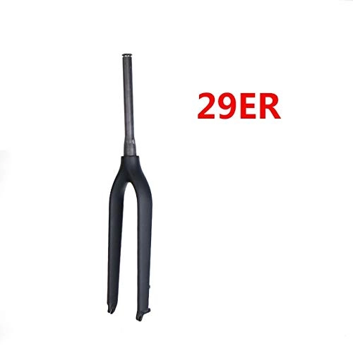 Fourches VTT : Generies Mountain Bikes Carbon Fork 29er Tapered MTB Fork Frein À Disque Carbone Fork 1-1 / 8'to1-1 / 2 'Light 500g 1 EF100-29