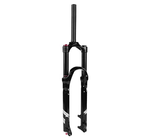 Fourches VTT : LLDKA Mountain Bike Bicycle Fork 140mm Travel Suspension Fork MTB 26 / 27.5 / 29 inch, Straight Manual Lock, Noir, 29 inches