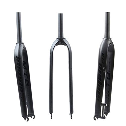 Fourches VTT : LSRRYD Fourche de suspension pour vélo de VTT en alliage d'aluminium 66 cm 69, 8 cm Fourche avant 73, 7 cm pour VTT QR 9 mm 730 g (couleur : noir, taille : 66 cm)