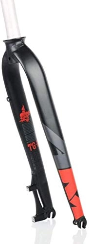 Fourches VTT : MGE 1-1 / 8' Forks Suspension 28.6mm, 27, 5 / 26 Pouces VTT Vélo Ultra-léger en Alliage d'aluminium Dur Fork Voyage: 100mm (Color : B, Size : 27.5inch)