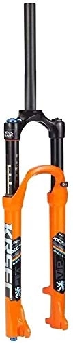 Fourches VTT : MGE Montagne Forks Suspension vélo, 26 Pouces 27, 5 pneumatique Amortisseur Accessoires Vélo Frein à Disque 1-1 / 8" 100mm Voyage (Color : Orange, Size : 29inch)
