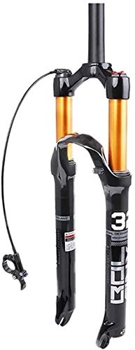 Fourches VTT : MGE Suspension Forks, for Cushioned Roues (29 Pouces) en Alliage de magnésium VTT Vélo Suspension Structure Solide Avant Accessoires de vélo Noir (Color : A-29 inches)
