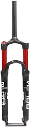 Fourches VTT : MGE Suspension Fourche VTT Avant Double Air Chambre vélo épaule Contrôle 1-1 / 8" (Color : B, Size : 29inch)