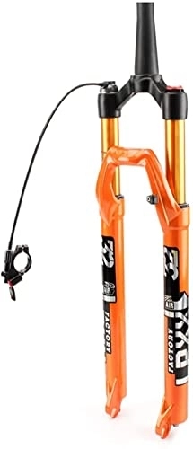 Fourches VTT : UPPVTE 27, 5 29 Pouces Air Mountain Bike Suspension Fork, Voyager 100 mm Release Rapide 9 mm Frein en Aluminium Alliage VTT Fourchettes Avant Vélo Fourche (Color : Tapered Remote, Size : 27.5 inch)