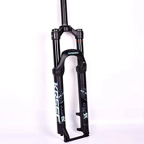 Fourches VTT : WXFCAS Suspension à vélo 26inch Vélo Fork Fork VTT Air Suspension Fourchette pour Frein à Disque VTT de Montagne Contrôle des épaules 1-1 / 8 (Color : Black, Size : 26inch)