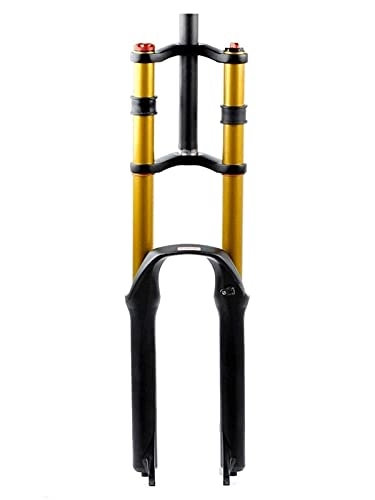 Fourches VTT : XMcKJ Fourches de Suspension de vélo DH Downhill Suspension Fork 2 27, 5 29 Pouces Fourche à vélos Discbrake 1-1 / 8 1-1 / 2 Fourche de VTT de 135mm QR avec Amortissement