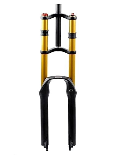 Fourches VTT : XMcKJ Fourches de Suspension de vélo DH Downhill Suspension Fork 2 27, 5 29 Pouces Fourche à vélos Discbrake 1-1 / 8 1-1 / 2 Fourche de VTT de 135mm QR avec Amortissement, 29in