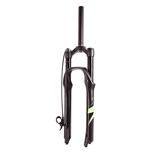 Fourches VTT : YQQQQ 26"27.5" 29"Mountain Bike Suspension Fork Lightweight 1-1 / 8" Bicycle Air Forks Remote Lockout - Voyage: 120 MM (Color : Green, Size : 26inch)