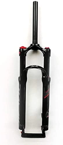 Fourches VTT : ZECHAO 26 / 27, 5 / 29 Air VTT Suspension Fork, Voyager 100 mm avec réglage d'amortissement des fourches Avant de vélo 1-1 / 8 " / Verrouillage à Distance QR 9mm Fourches Avant Vélo (Color : Black-HL, Siz