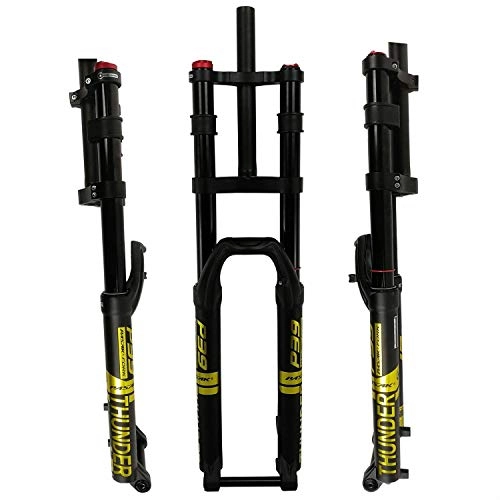 Fourches VTT : ZKORN Bicycle Accessories， 27.5" 29" Bike Suspension Fork Air Fork 1-1 / 8" Straight Steerer 160mm Travel 15x100mm Axle Manual Lockout Bicycle Fork