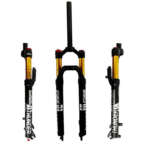 Fourches VTT : ZKORN Bicycle Accessories， Bike Fork 27" 29" Air Suspension Rebound Adjust Straight Steerer 1-1 / 8" Travel 100mm Disc Brake Manual Lockout 9mm 1720g