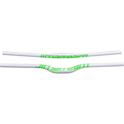 Guidon VTT : Carbon MTB Handlebar Flat Or Rise Handlebar 31.8 * 580 / 600 / 620 / 640 / 660 / 680 / 700 / 720 / 740 / 760Mm White Green Rise760mm