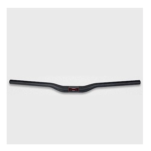 Guidon VTT : Cintre en Carbone Barre Riser Bar Rise 18mm Guidon extra long pour VTT vélo de descente DH XC AM FR 31.8mm 580 / 600 / 620 / 640 / 660 / 680 / 700 / 720 / 740 / 760mm (Color : Matt black, Size : 580mm)