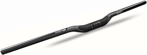 Guidon VTT : Guidon Extra Long en Fibre de Carbone Ultraléger Bucking MTB Swallow Guidon 31.8mm Extra Haut 18mm Noir (Size : 700mm)