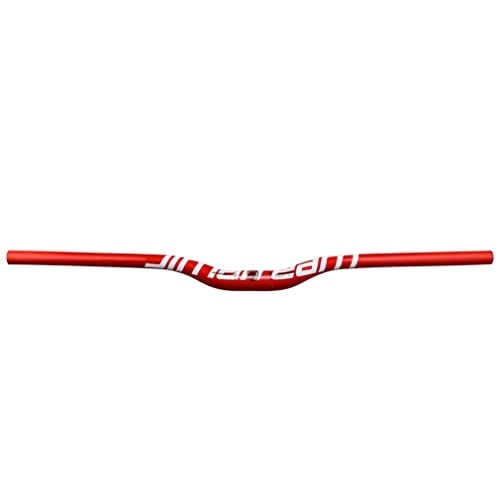 Guidon VTT : Guidon VTT en Fibre de Carbone 31, 8 mm Guidon Riser VTT 580 / 600 / 620 / 640 / 660 / 680 / 700 / 720 / 740 / 760 mm Barre de vélo Extra Longue Rouge (Color : Red 580mm)