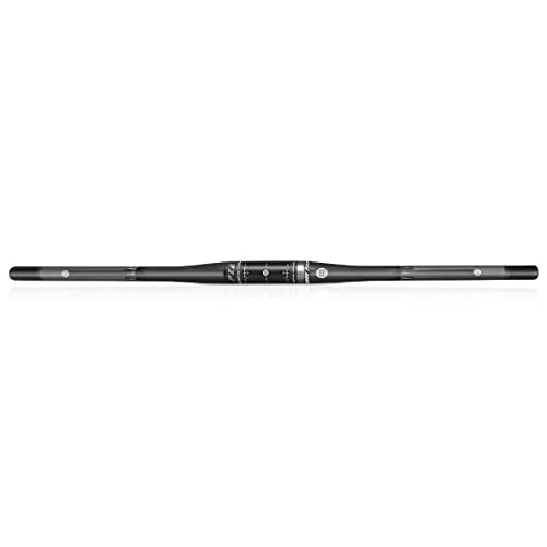 Guidon VTT : Guidon VTT Guidon Vélo 31.8mm Guidon Velo Route Carbone Mountain Bicycle Guidon 680 / 700 / 720 / 740 / 760 / 780mm Plat Bar Extra Long for Le Vélo (Color : Black, Size : 740MM)