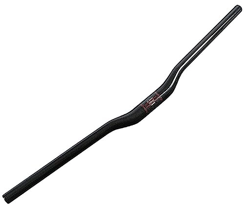 Guidon VTT : VTT Riser Bar Carbone 31.8 Extra Long Ultra-Léger Guidon 580 / 600620 / 640 / 660 / 680 / 700 / 720 / 740 / 760mm poids 125±5g pour BMX DH XC AM Poignée Velo Route (Color : Black, Size : 580mm)