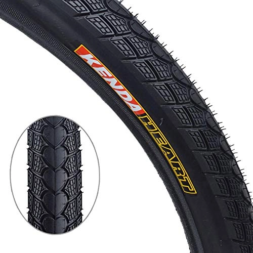 Pneus VTT : Anddod Kenda K1157-002 26 * 1.95 Mountain Bike Tire 40-65PSI Heart-Shaped Soft Side Tyres Reflective