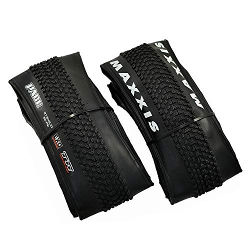 Pneus VTT : Maxxis Pace M333RU MTB Folding Tire TR EXO 27.5x2.1Inches Tire, Black, 2 Tire, MX2101