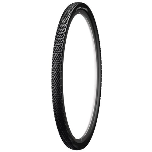 Pneus VTT : Michelin Star Grip, Pneu Vélo Urbain, Tringle Rigide, Flancs Reflecto, Noir, 700 x 35 C