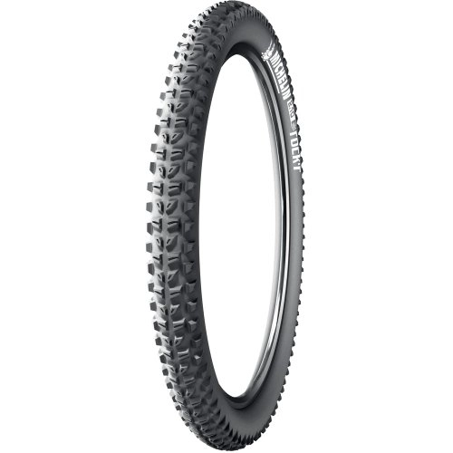 Pneus VTT : Michelin Wild Rock'R Descent Technology, Pneu VTT, Tringle Rigide, Tubeless, Gum Wall, Noir, 26 x 2.25