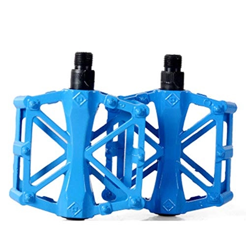Pédales VTT : Accessoires légers d'équipement d'équitation d'alliage d'aluminium de Lubrification Ultra-légère de pédale de Bicyclette-blueupgradeball