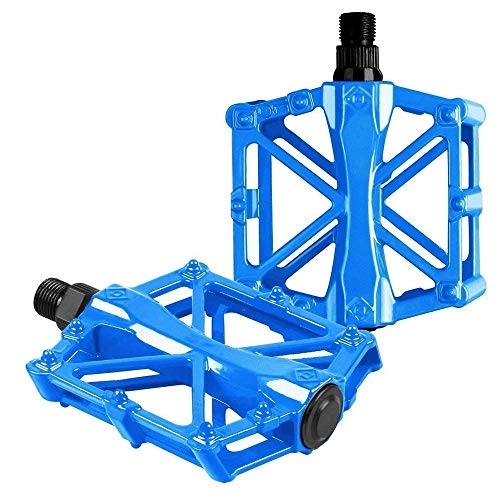 Pédales VTT : Bicycle Cycling Bike Pedals Aluminum Alloy Antiskid Durable Mountain Bike Pedals Road Bike Hybrid Pedals for 9 / 16 inch