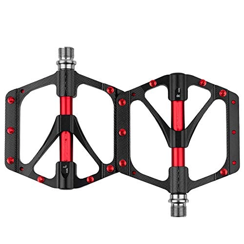 Pédales VTT : Bike Pedals Aluminum Alloy Antiskid Durable Body Super Light Stable Plat Sealed Bearings Bicycle Peddles Mountain Bike Wide Platform Bike Pedals Bicycle Cycling Bike Pedals Aluminum Alloy Body