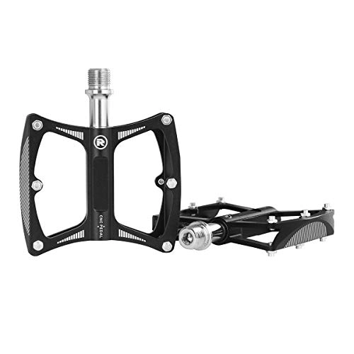Pédales VTT : COSCANA Mountain Bike Pedals MTB Pedals Bicycle Flat Pedals Aluminum 9 / 16" Sealed Bearing Lightweight Platform for Road Mountain MTB Bike
