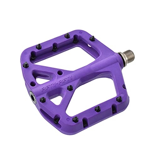 Pédales VTT : HemeraPhit Pédales de VTT en nylon composite pour XC / Enduro / Downhill (violet)