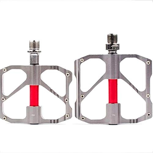 Pédales VTT : sipak Pédales de vélo - Pédales Plates - Roulement de pédales de vélo Ultra léger en Alliage d'aluminium Anti-dérapant Sealed Bearing