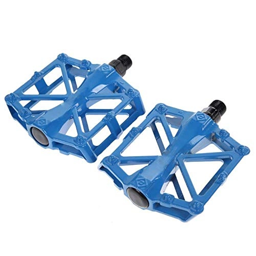 Pédales VTT : WANGDANA Mountain Bike Pedals Thread Parts Super Anti-Slip Ultra-Light Cycling Sealed Bearing Pedals for A Bicycle Blue