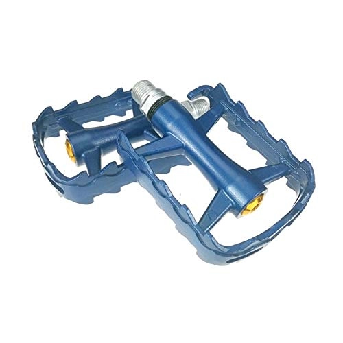 Pédales VTT : WUDENGM Pédale antidérapante pour VTT en Alliage d'aluminium Pédale antidérapante Pédale vélo Pliant Confortable for Le vélo (1 Paire) (Color : Blue)
