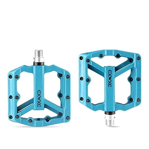 Pédales VTT : XYXZ Bicycle Platform Flat Pedal Pedals Ultralight Flat MTB Pedals Nylon Bicycle Pedal Mountain Bike Platform Pedals 3 Sealed Bearings Cycling Pedals for Bicycle Bicycle Pedal